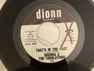Crossover Soul 45 - Brenda & The Tabulations - That's In The Past Dionn Nm Promo
