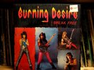 Burning Desire / Break Free-Rare Private Metal Lp-1987 OG In Shrink With Insert