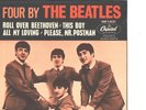 THE BEATLES-4-SONG HARD COVER-EP+45-(FOUR BY THE BEATLES)--PS--PIC