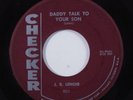 R&B Blues 45 J.B. LENOIR Daddy Talk To Your Son CHECKER VG+/VG++ HEAR q