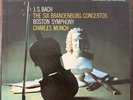 Bach Brandenburg Concertos Munch RCA LSC-6140 Shaded Dog 3LP 1S/1S NM