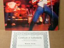 WARREN ZEVON - Stand In the Fire 1980 AUTOGRAPHED w/COA