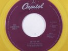 Rock 45 BEATLES Let It Be CAPITOL NM translucent gold vinyl with jukebox tag q