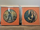 2 Russ-Meyer-Picture-Discs - Soundtrack Vinyl - gerahmt