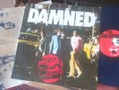 THE DAMNED -  Machine Gun Etiquette,  RARE UK BLUE VINYL LP / inner... NICE COPY