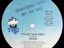 Sypher IT'S GOT TO BE RIGHT Promo copy TRULY EPIC BOOGIE Orig. 12