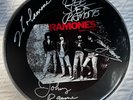 Ramones Rocket to Russia custom 12” REMO WeatherKing drumhead autographed COA