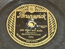 PRE WAR BLUES 78 FRANCES WALLACE LOW DOWN MAN BLUES BRUNSWICK 7076 EXCELLENT