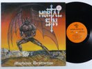 MORTAL SIN Mayhemic Destruction AJLP-1016 LP australia w/ lyric sheet insert q