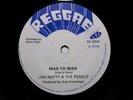 JAH NATTY & THE REBELS MAN TO MAN REBEL ROCKER REGGAE RE 020 ROOTS DUB
