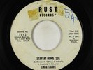 Teen Rocker 45 - Linda Laurie - Stay-At-Home Sue - Rust - promo