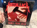 Original Metallica Kill Em All 1983 First Press Vinyl Megaforce MRI 069