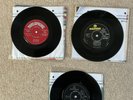 Rare Beatles 45s x 3. Love Me Do JR stamper, All you need is love, Beatles Hits