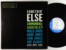 Cannonball Adderley - Somethin' Else LP - Blue Note Stereo DG RVG Ear 47 W 63rd
