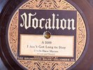 Vocalion 5009 Uncle  Dave Macon WE'RE UP AGAINST IT NOW  Country 78 rpm 1926 EE-