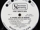 Beatles LP 1964 A Hard Day’s Night SCARCE White Label PROMO, Respectable VG