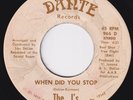 THE J's When Did You Stop RARE US modern soul 45 PUMMELING DANCER disco LISTEN