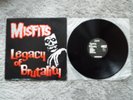 RARE PUNK ROCK-PLAN9 RECORDS PL9-06-MISFITS-LEGACY OF BRUTALITY-LP-VERY NICE