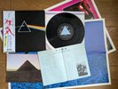 PINK FLOYD The Dark Side Of The Moon JAPAN LP Solid Blue 2 Poster PROMO LEAFLET