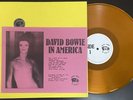 DAVID BOWIE In America 1970s Orange Colored Vinyl LP Live Santa Monica 1972