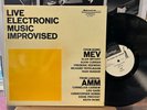 MEV/AMM: Live Electronic Music Improvised promo LP, Mainstream