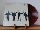 The Beatles Help  Red Vinyl OP-7387 Japan Odeon LP Stereo VG++/EX Tested