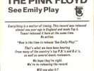 PINK FLOYD-RARE PROMO TITLE PICTURE SLEEVE + 45--(SEE EMILY PLAY)--PS--PIC-SLV