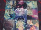 LP ANTHRAX Sound Of White Noise 1993 First Pressing Insert Promo Only Release
