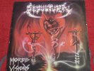 LP SEPULTURA Morbid Visions 1986 Original Cogumelo First Pressing Insert