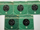 THE BEATLES FIVE UK SIXTIES 45's R 5015, R 5055, R 5114, R 5200 & R 5265 EX COND