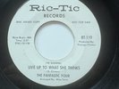 Northern Soul 45 The Fantastic Four Live Up To What She Thinks George Clinton DJ