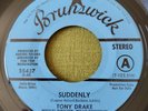 Tony Drake. Suddenly / It Hurts Me More. Brunswick Promo. VG