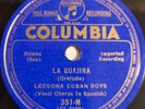 HEARLecuona Cuban Boys La Guajira Rumba Tambah Columbia Latin 78 RPM