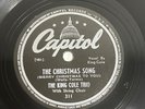 Nat King Cole Trio-The Christmas Song/Cool Of Evening orig 1946 Capitol 78 rpm