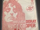 Alice Cooper - Rare Promo White Label - Spanish-  Hello Hurray 1973 Single.