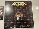 Anthrax Among the Living 1987 Megaforce Worldwide 90584-1 LP First Press