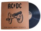 1981 AC/DC ‎For Those About to Rock [RL, Ludwig, First Pressing] NM Vinyl Record