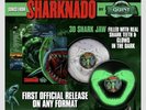 Real Shark Teeth Filled Vinyl  Sharknado Limited Horror LP Glow In The Dark