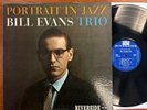 Bill Evans Trio – Portrait in Jazz 1960 US MONO First Small Label Deep Groove EX