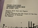 Pink Floyd Free Concert Amsterdam 71 Japanese 2 Acetate Set Rare #14/20 Waters
