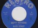 Rare Garage Psych 45-Back Street Empty Patterns Renfro 23 Near Mint