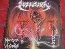LP SEPULTURA Morbid Visions 1986 Original Cogumelo First Pressing Insert Hear