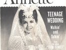 ANNETTE-2nd-RAREST PICTURE SLEEVE + 45--(TEENAGE WEDDING)--PS--PIC--SLV