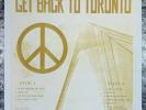 THE BEATLES Get Back To Toronto LP 