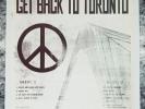 THE BEATLES Get Back To Toronto LP 