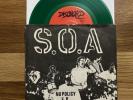 State Of Alert No Policy 7” Green Vinyl 